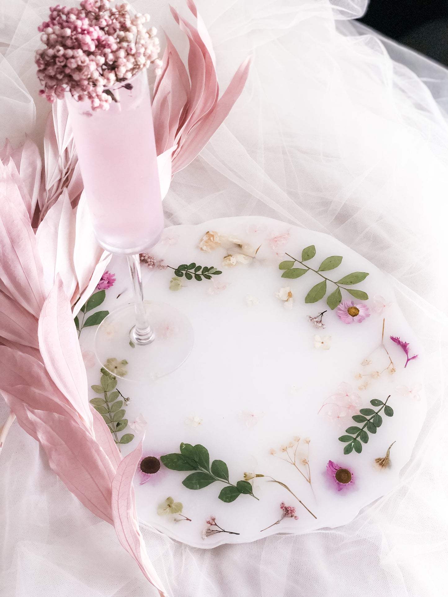 Flower Resin Tray