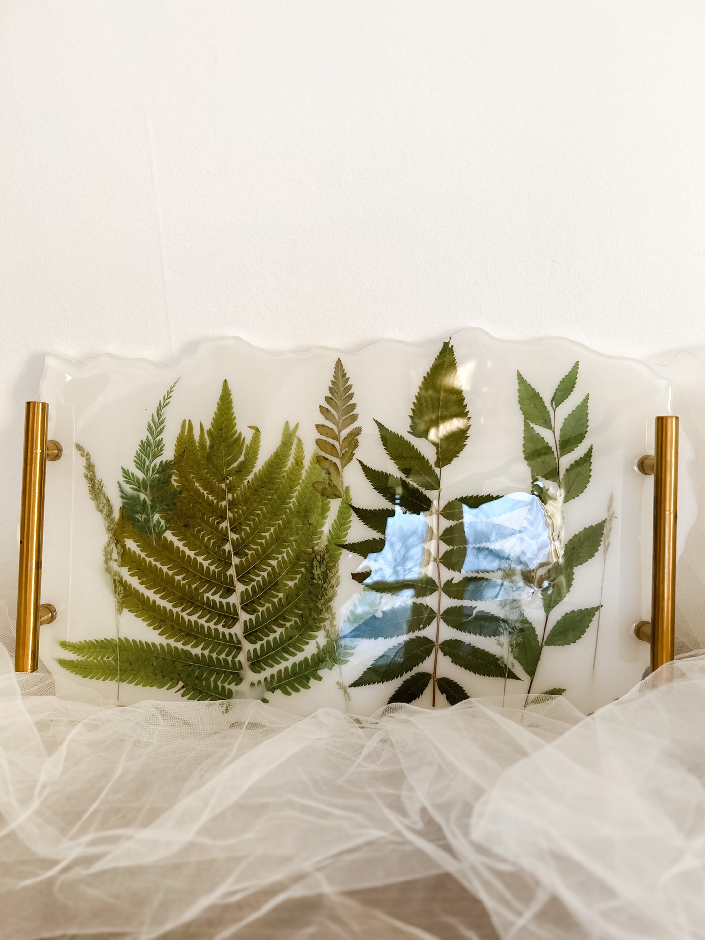 Large Flower Resin Tray