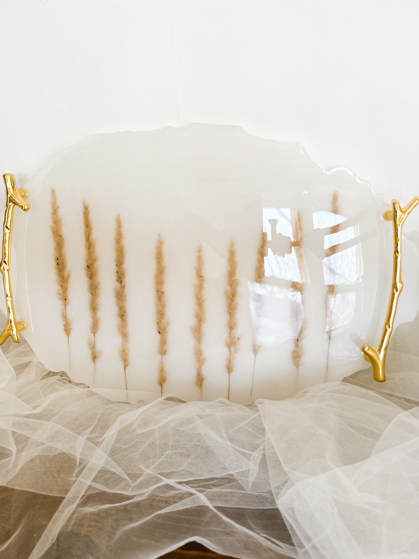 Large Flower Resin Tray