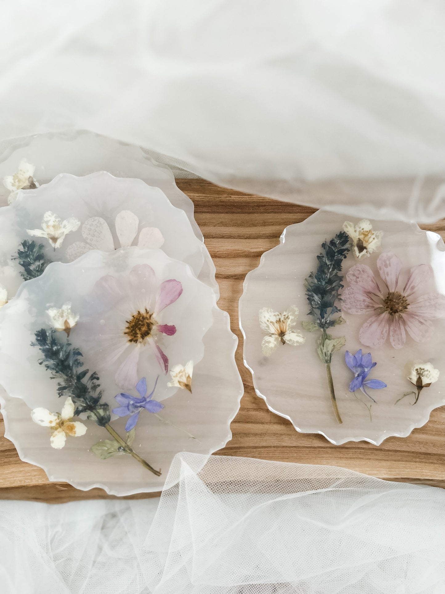 Milk Bath Coaster Set