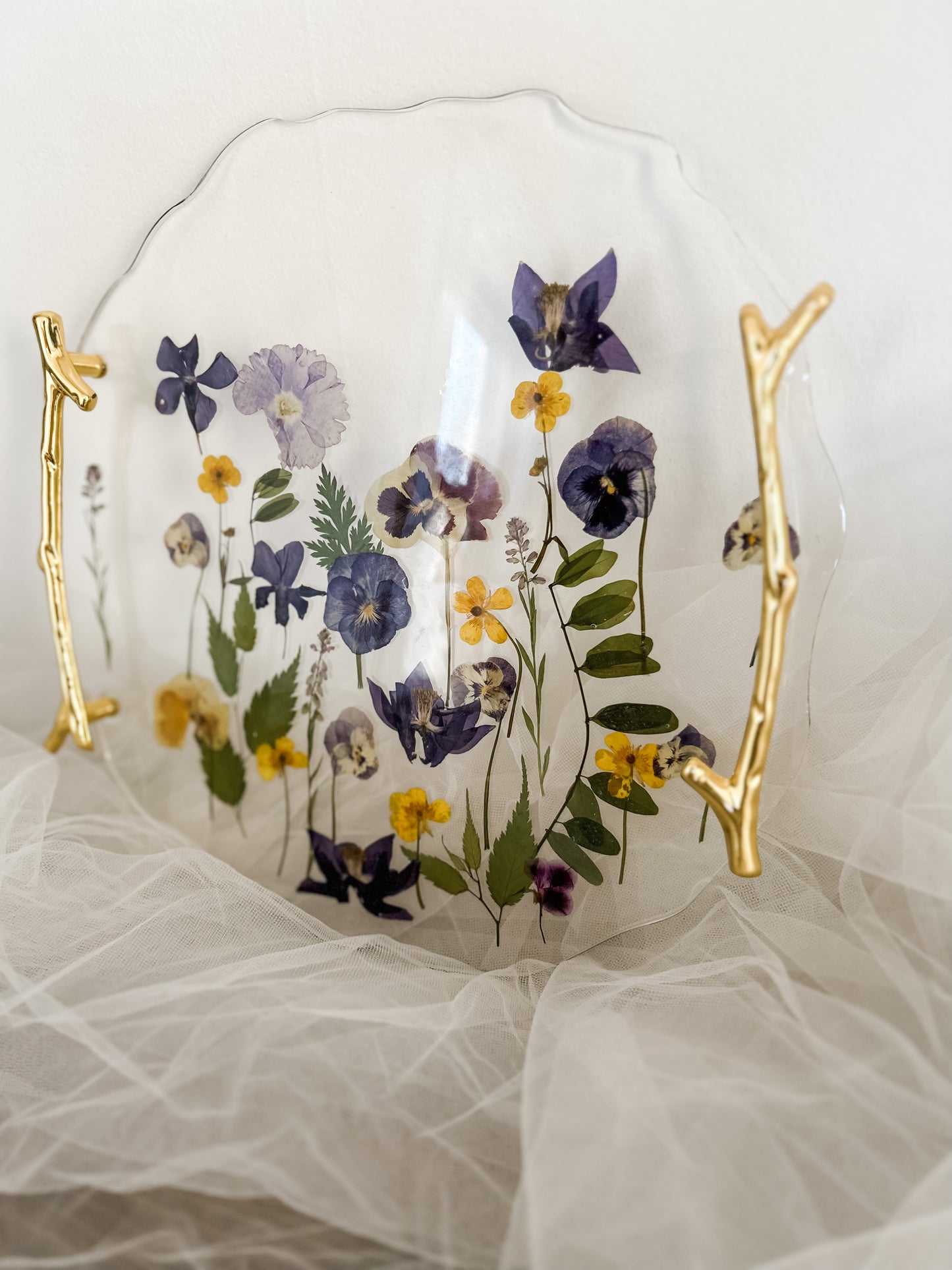 Flower Resin Tray