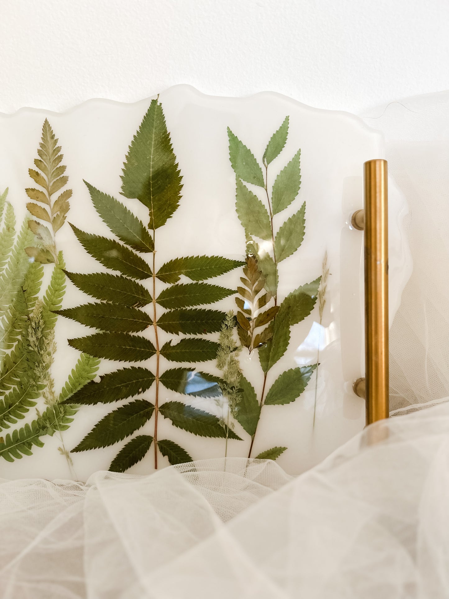 Large Flower Resin Tray