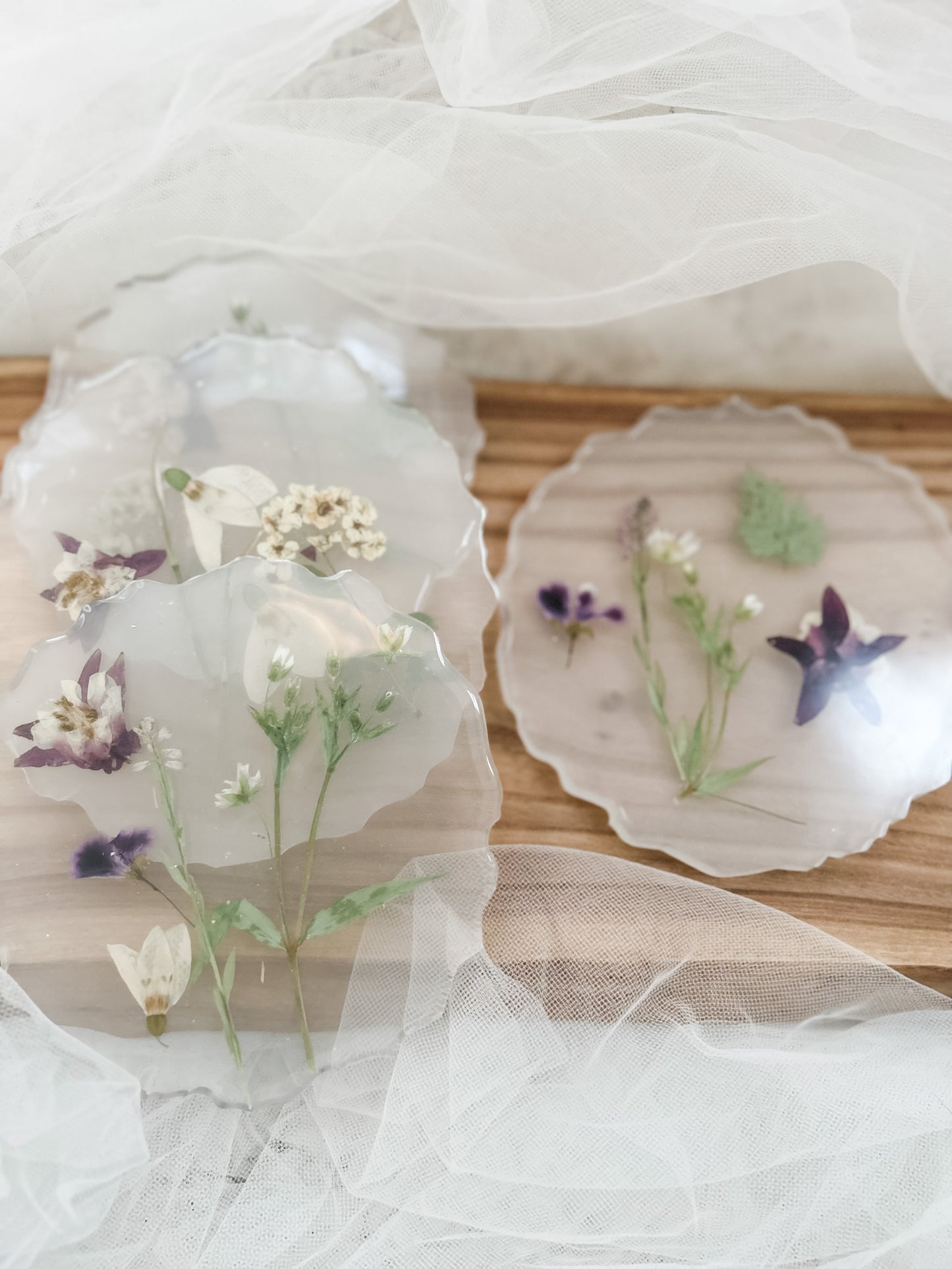 Milk Bath Coaster Set