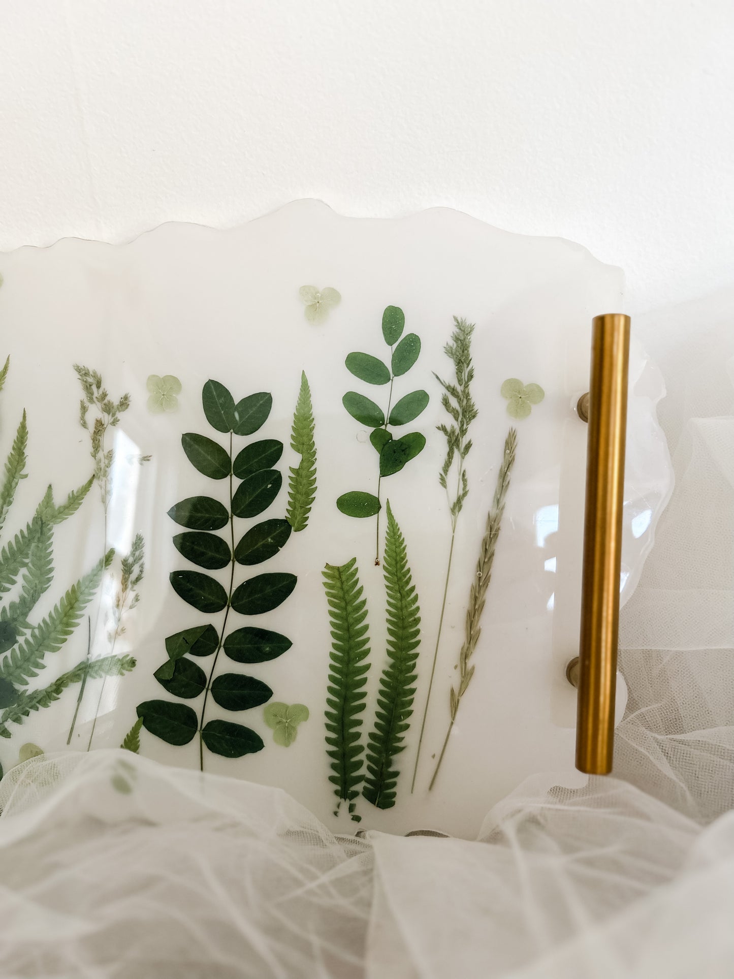 Large Flower Resin Tray