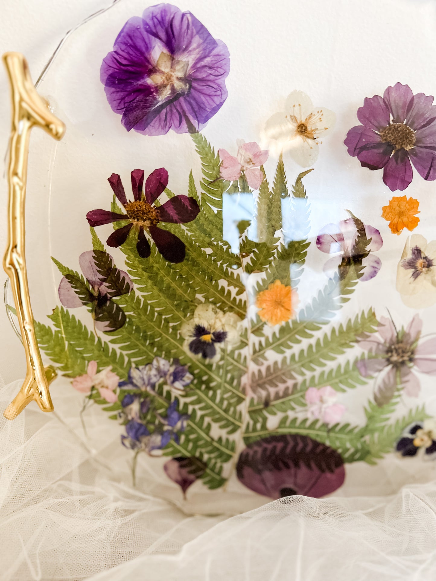Flower Resin Tray