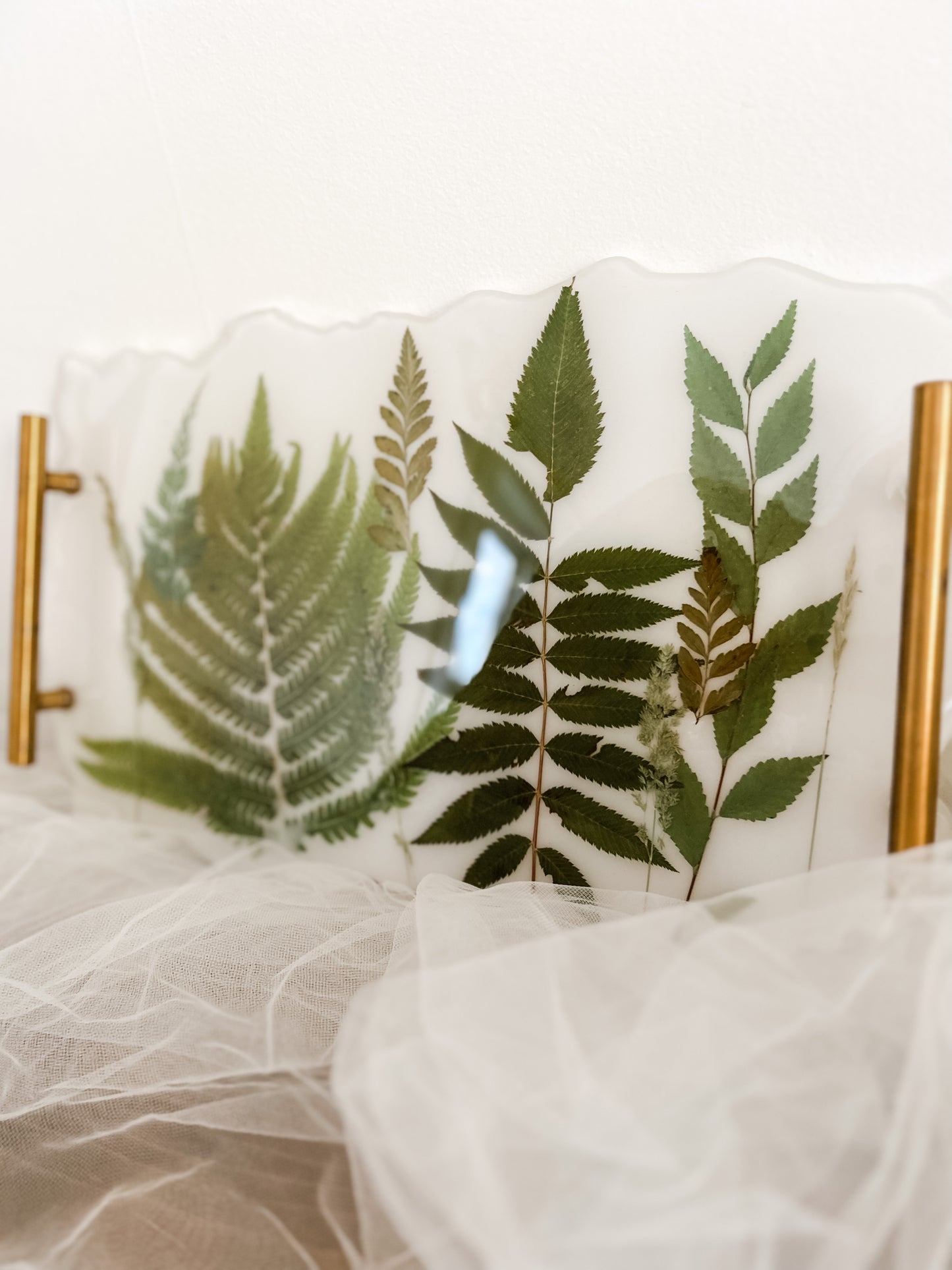 Large Flower Resin Tray