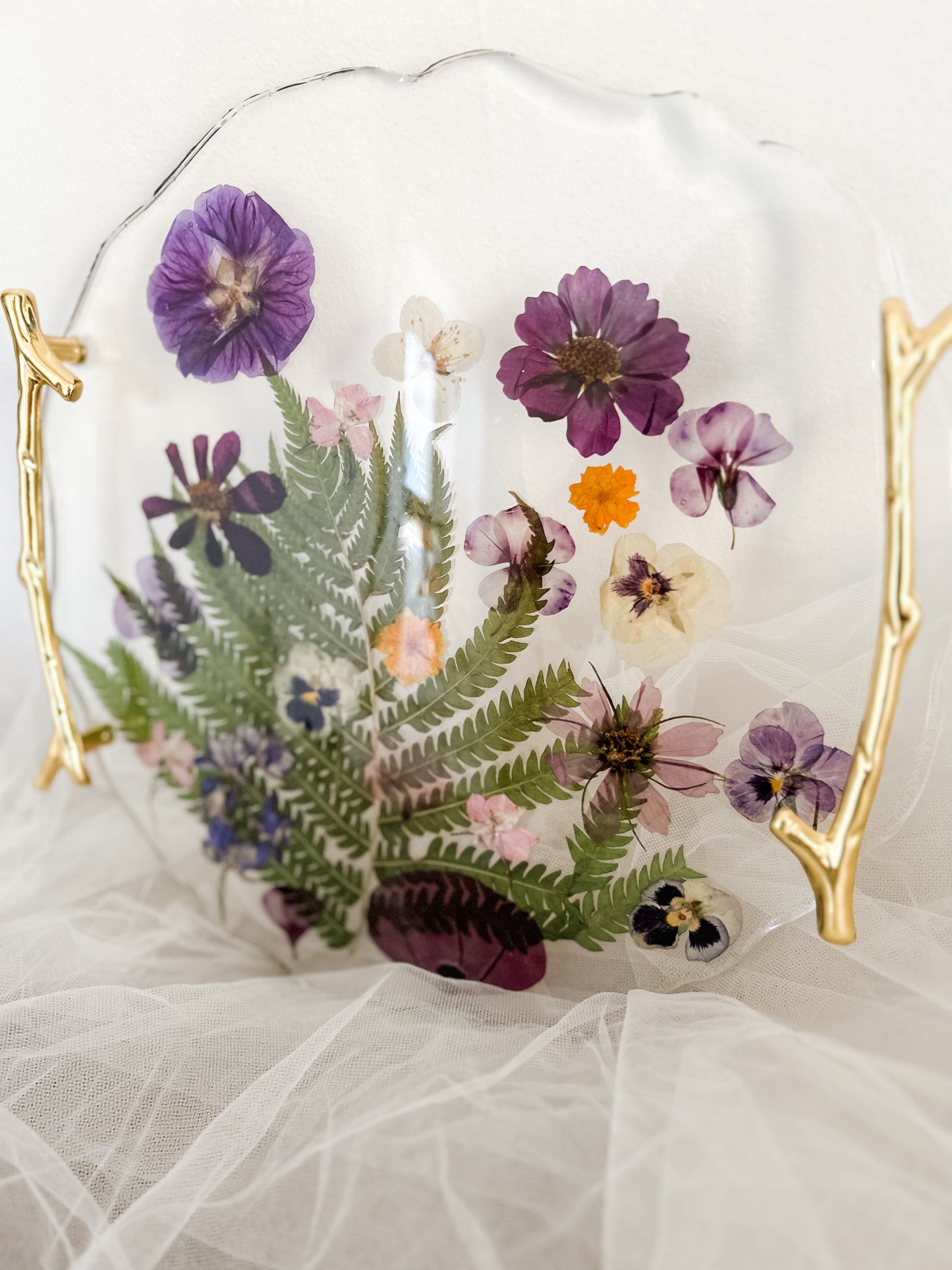 Flower Resin Tray