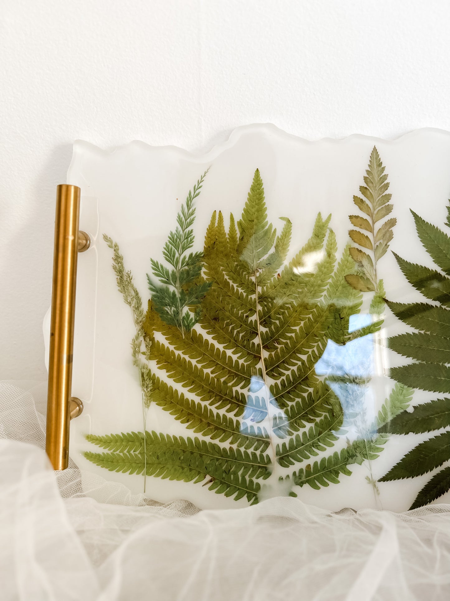 Large Flower Resin Tray