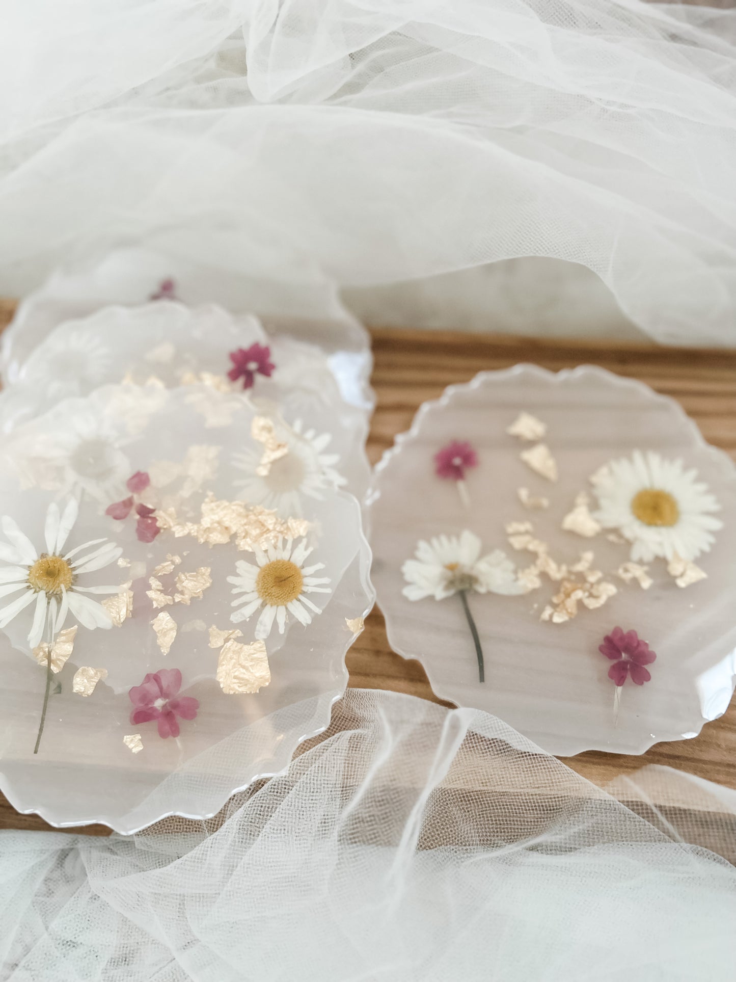 Milk Bath Coaster Set