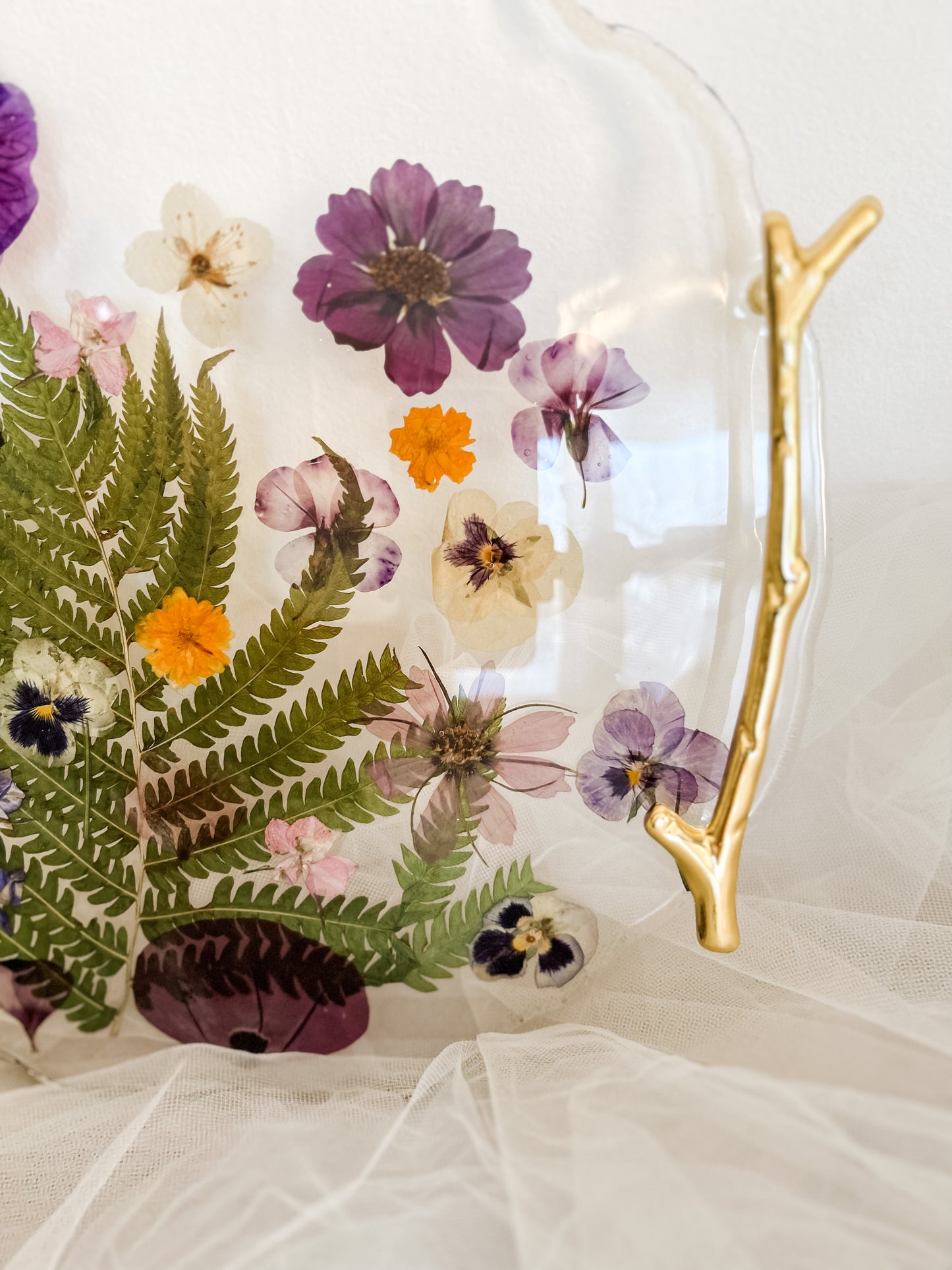 Flower Resin Tray
