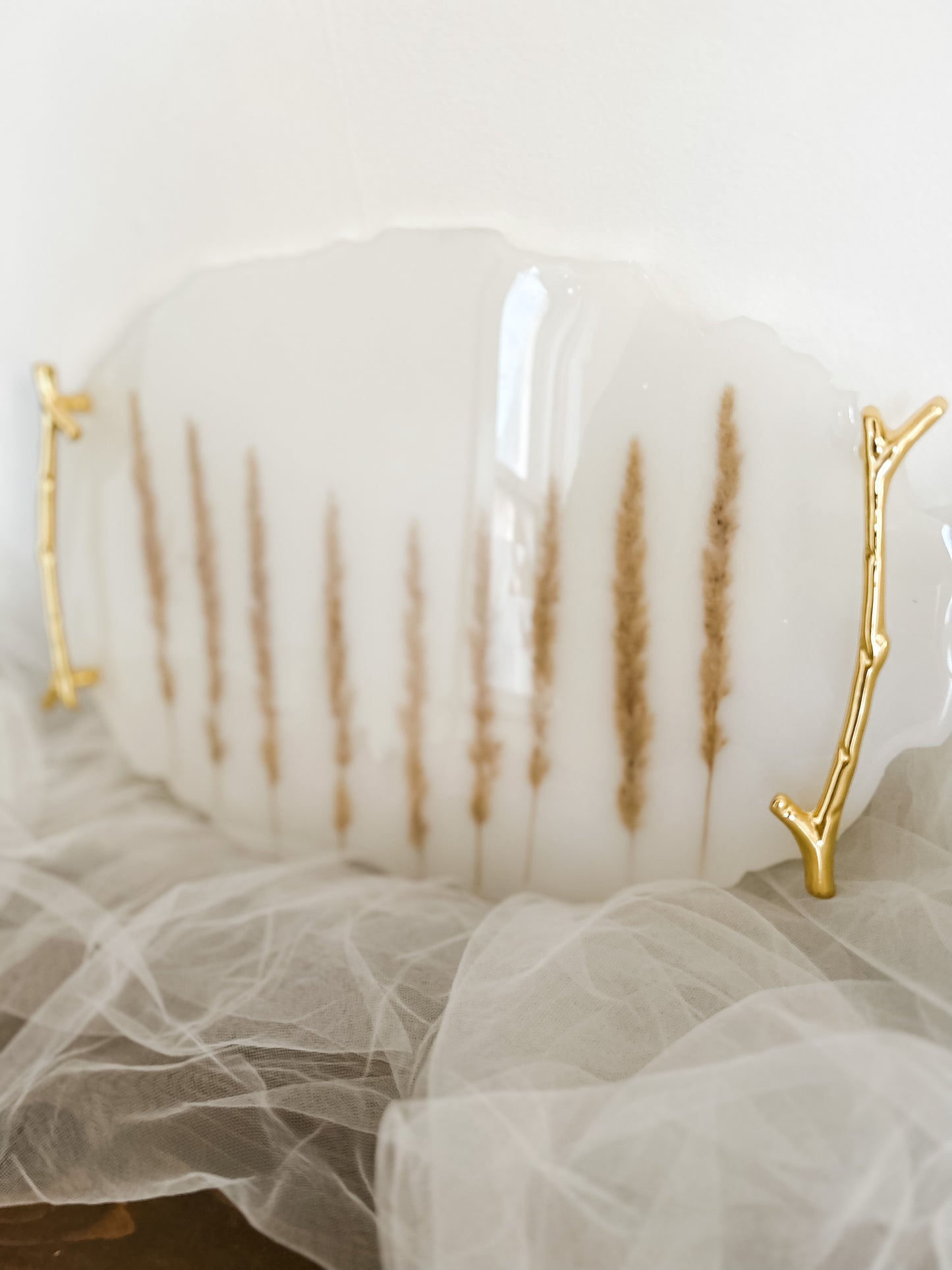 Large Flower Resin Tray