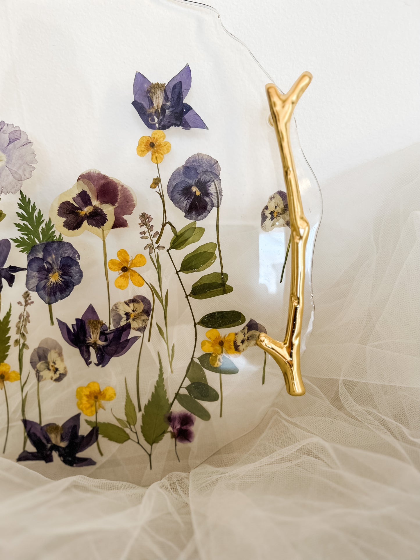 Flower Resin Tray