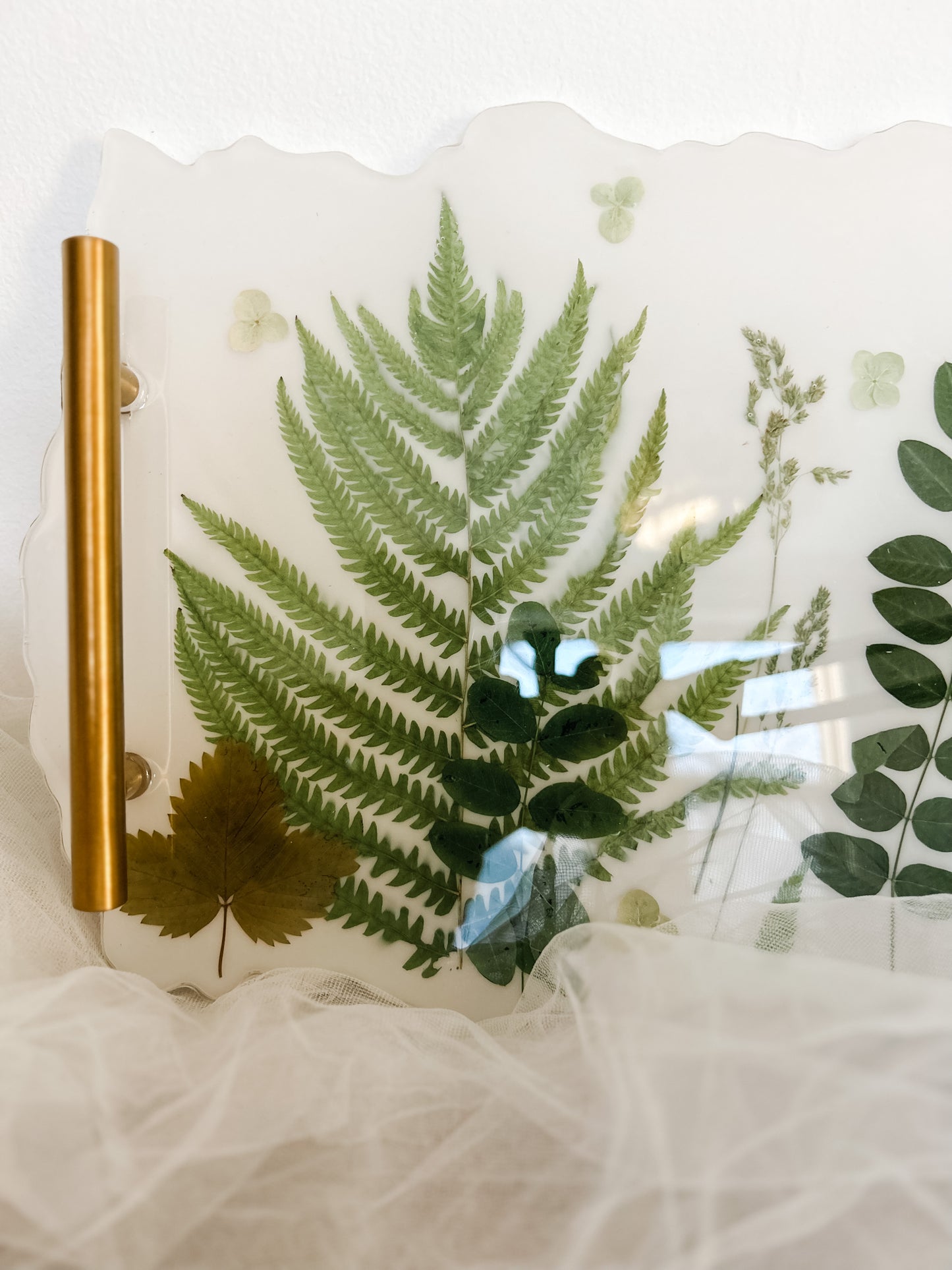 Large Flower Resin Tray