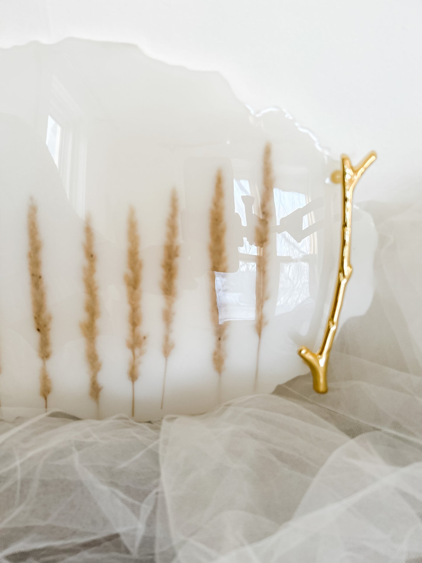 Large Flower Resin Tray