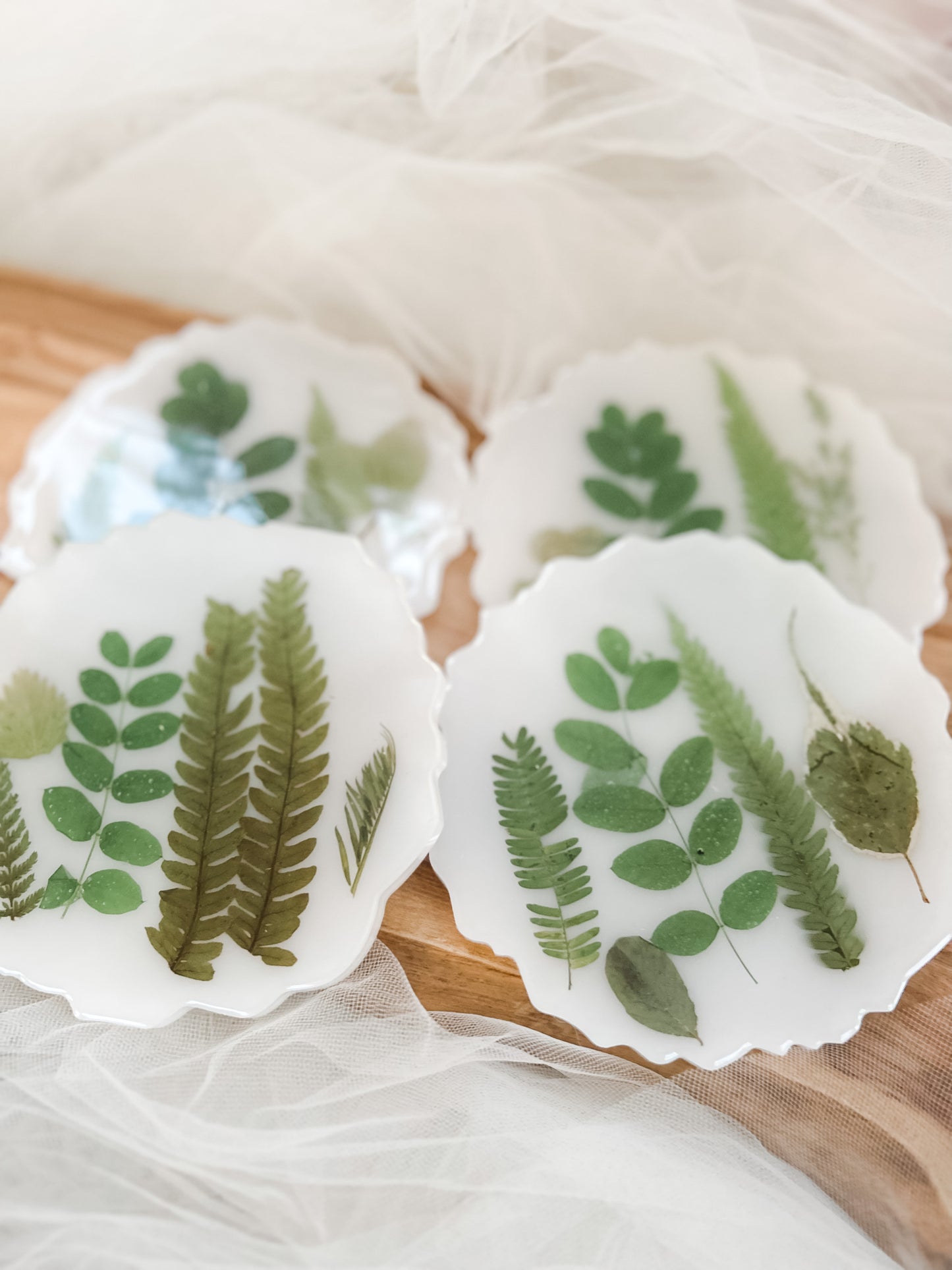 Greenery Coaster Set