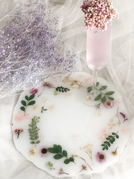 Flower Resin Tray