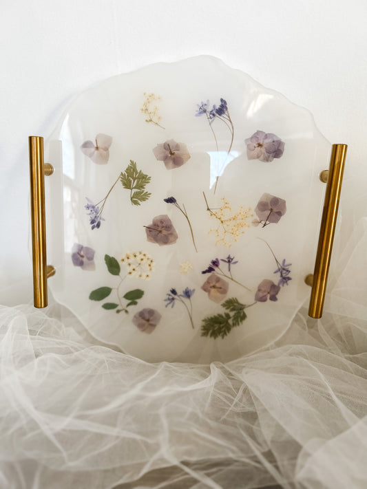 Flower Resin Tray