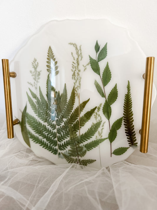 Flower Resin Tray
