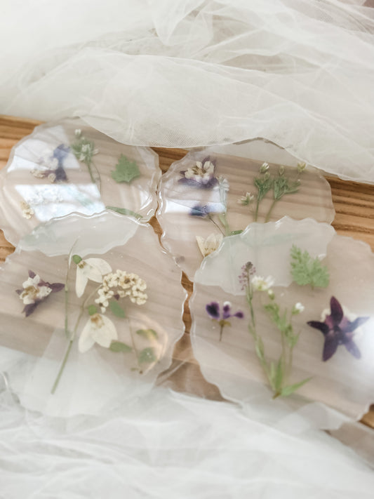 Milk Bath Coaster Set