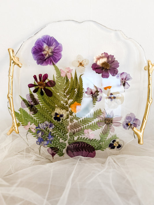 Flower Resin Tray