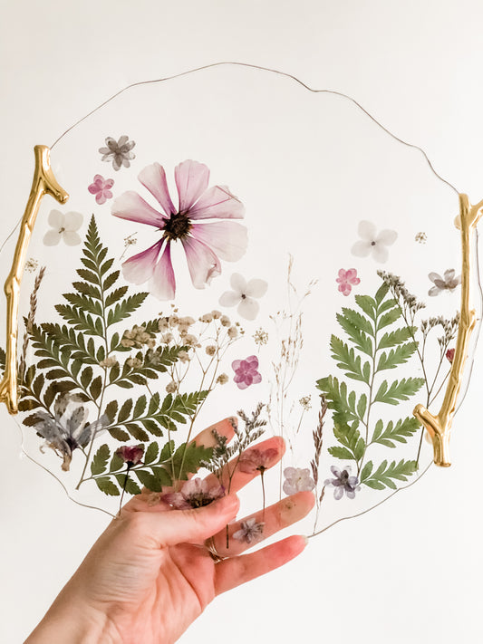 Flower Resin Tray